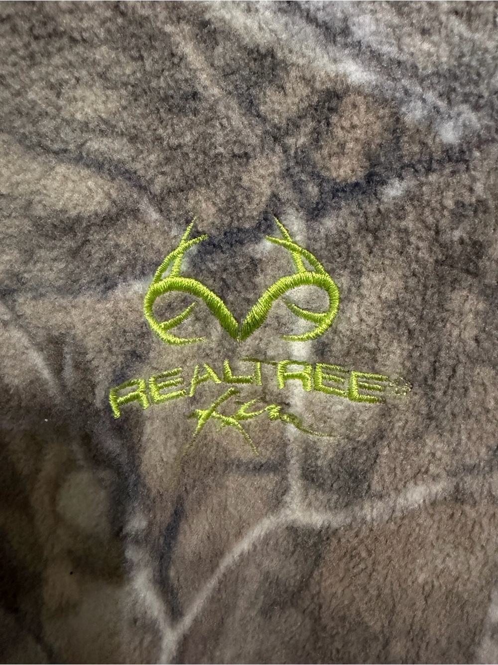 Realtree Camo Utility Fleece Jacket - Brown/Green - Picture 3 of 5